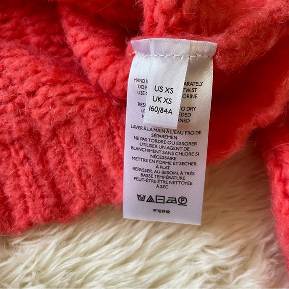 Anthropologie "Zamora" Oversized Cowl Neck Sweater size XS - Picture 8 of 11